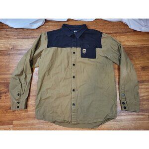 Rome SDS Riding‎ Collection Size XL Black & Tan Snap Shirt